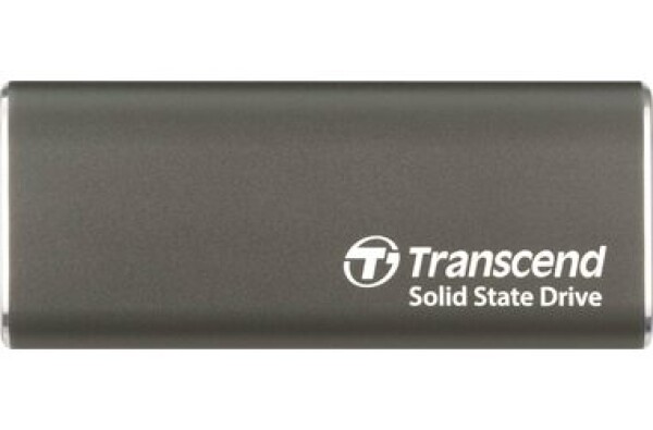 Transcend ESD265C Externí SDD 500GB šedá / USB-C 3.2 / R: 1050MBs / W: 950MBs (TS500GESD265C)