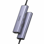 UGREEN CM512 USB Hub 6v1 USB-C šedá / 3x USB 3.0 / 1x HDMI (4K) / 1x RJ45 / 1x USB-C (PD) (15598)