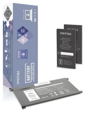 Baterie pro Dell Vostro 14 (5468), Inspiron 15 (5568) / Baterie pro notebook / 3400 mAh / 39 Wh / 11,4 V (BC/DE-17H)