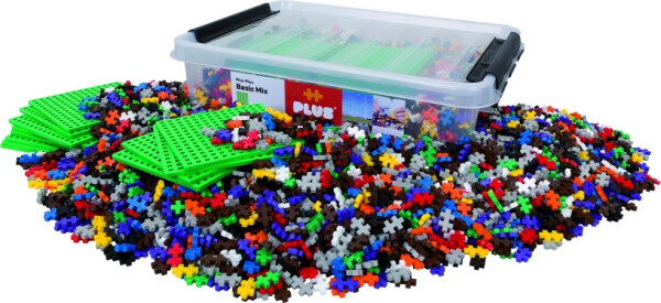 Plus-Plus Box Basic 4000 dílků + 12 podložek - EPEE