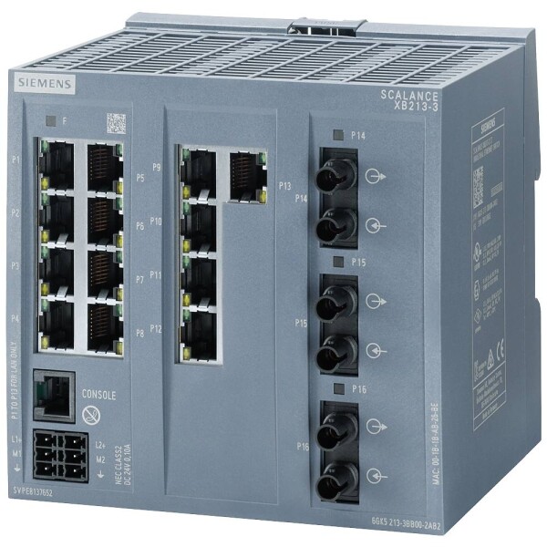Siemens 6GK52133BB002AB2 6GK5213-3BB00-2AB2 průmyslový ethernetový switch 10 / 100 MBit/s