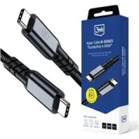 3mk Hyper kabel N-SERIES Thunderbolt 4 1m 48V/5A 40Gb/s 240W 8K60Hz PD3.1 černá (5903108682008)