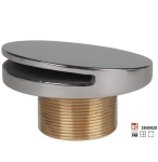 Hugo Lahme vtoková tryska plochá, červený bronz, vnější závit 2”, délka 40 mm, pro keramické a prefabrikované bazény