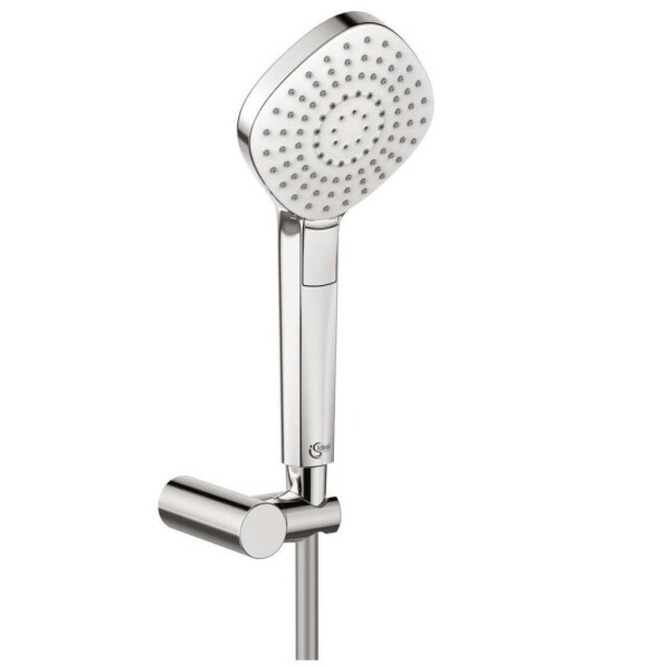 IDEAL STANDARD - IdealRain Evo Set sprchové hlavice Diamond 115, hadice s ruční sprchou, 3 proudy, chrom B2405AA