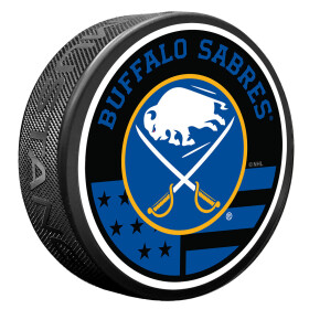 Mustang Puk Buffalo Sabres NHL American Flag
