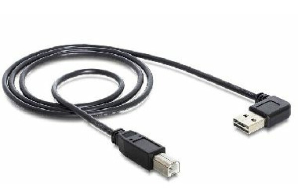 Delock kabel EASY USB 2.0 A samec / pravoúhlý USB 2.0 B samec / 2 m (83375)