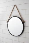 Zrcadlo Naturel 60 cm černá matná ZLAN60C ZLAN60C