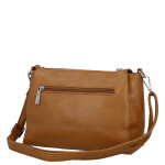 Trendy dámská koženková crossbody kabelka Denissa, hnědá