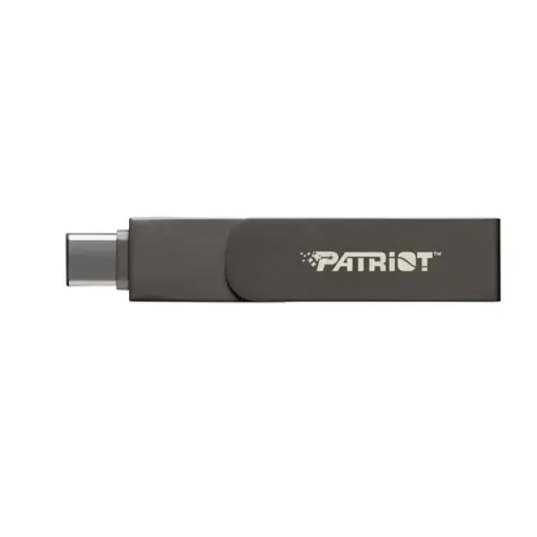 Patriot iLuxe Stick C MFi 256GB černá / Flash disk / USB 3.2 Gen 1 / Lightning + USB-C / OTG (PI256GSKM30CL)