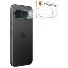 Spigen Glass tR EZ Fit Optik 2 Pack ochranné sklo na fotoaparát pro Google Pixel 10 Pro XL (AGL09663)
