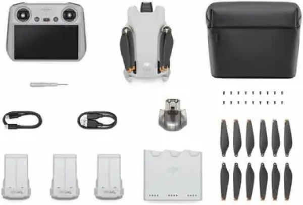Rozbaleno - DJI Mini 3 Fly More Combo (DJI RC) (GL)/ kvadrokoptéra - dron