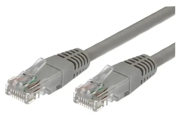UTP patch kabel RJ45 1m šedý, balení 10 ks / Patch kabel / UTP / Cat.5e (AKTBXKS5U100G10)