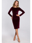 Dámské šaty M565 - Moe L vínová