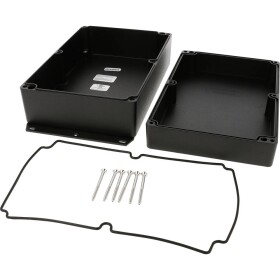 Hammond Electronics 1550Z220FBK univerzální pouzdro 223 x 147 x 83 litý hliník černá 1 ks