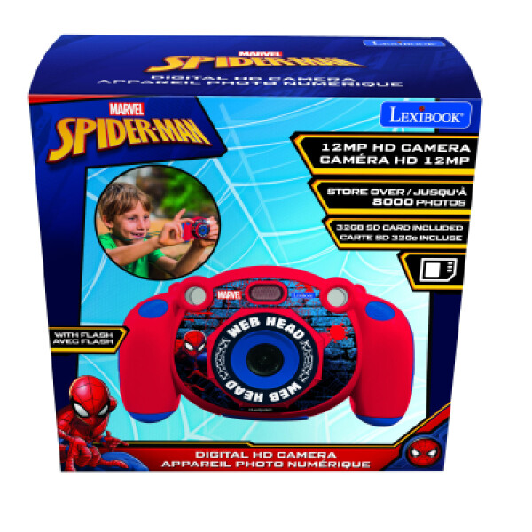 Lexibook HD kamera a fotoaparát s SD kartou Spiderman