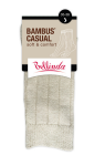 Zimní bambusové ponožky BAMBUS CASUAL SOCKS - BELLINDA - šedý melír 39 - 42