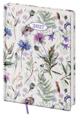 Diář 2027 denní A5 Vario Lyra - Meadow
