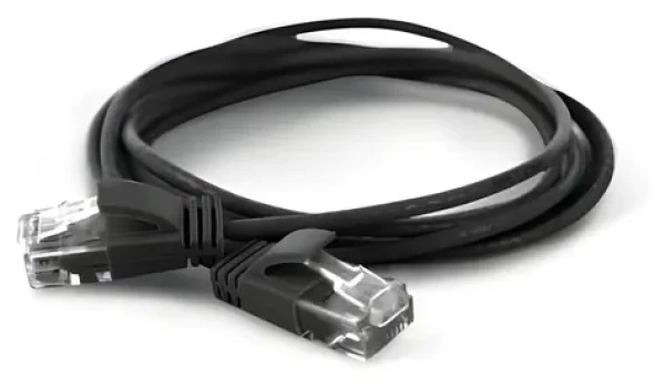 Wantec 7309 černá / Patch kabel / Cat6a U/UTP / 0,1 m / RJ-45 (7309)