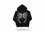 Brixton Pánská Mikina Lebka VS Skulls Černá Velikost: