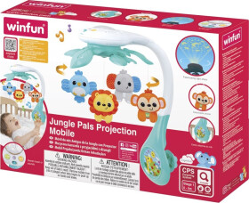 Kolotoč s projektorem kamarádi z džungle - Youpala