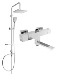 MEXEN/S - Sven sprchový sloup včetně sprchové termostatické baterie Cube, chrom 77910262-00