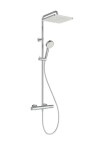 IDEAL STANDARD - Ceratherm T25N Sprchový set s termostatem, 26x26 cm, 2 proudy, chrom A8521AA