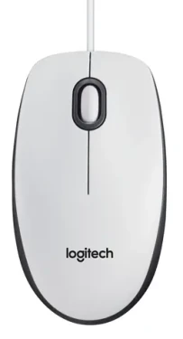 Logitech M100 / Myš / USB / Bílá (910-001603)