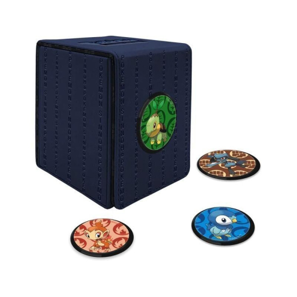 Pokémon Ultra PRO: Sinnoh Alcove Click Deck Box - koženková krabička na karty