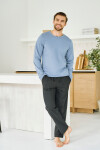 3474 PÁNSKÉ DLOUHÉ PYŽAMO LORENZO M-2XL JEANS L