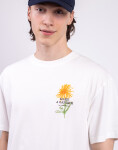 Tričko Thinking MU Crayon Flower Aaron Tee WHITE