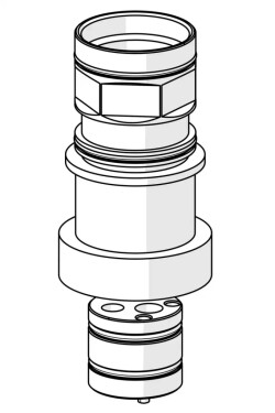 HANSA - Příslušenství Prodloužení 30 mm, páková baterie 3,5 59913189