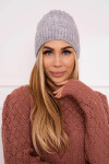 Fleecová čepice Anna K238 světle šedá UNI