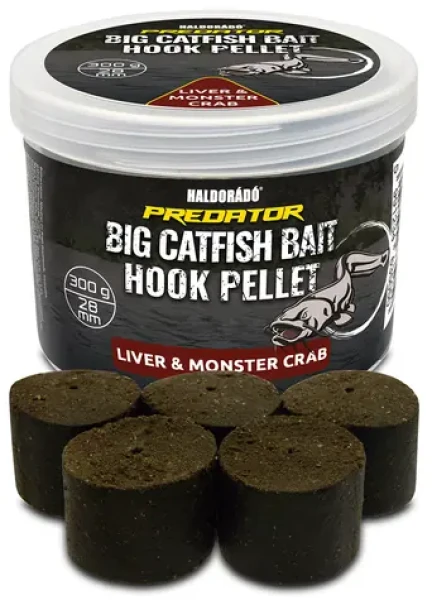 Haldorádó Pelety Catfish Bait Hook Pellet 300g 28mm Liver/Monster Crab (HD35050)