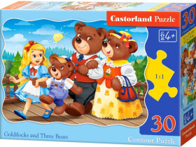 Puzzle Castorland 30 dílků Mášenka medvědi