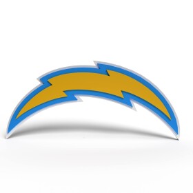 Cedule Los Angeles Chargers NFL 3D Foam Logo