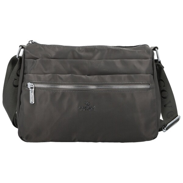 Trendy dámská nylonová crossbody kabelka Nomia, šedá
