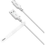 YENKEE YCU 315 WH SILIC Kabel USB-A (M) - USB-C (M) 1.5m bílá / 15W (8590669356768)