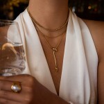 ELENYS Arrow – pozlacený náhrdelník 18K žluté zlato Délka náhrdelníku: 40+5 cm / max. 45 cm