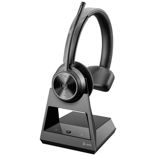 HP Poly Savi 7310-M Office-DECT Sluchátka On Ear DECT mono černá regulace hlasitosti, Vypnutí zvuku mikrofonu Počítače