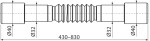 Alcadrain Flexi propojení 40–32×32–40 A794 A794