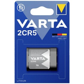 Varta LITHIUM Cylindrical 2CR5 Bli 1 fotobaterie 2CR5 lithiová 1400 mAh 6 V 1 ks