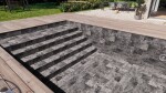 CGT Alkor Aquasense Signature - 3D Imperial Grey, 1,65 m šířka, 1,8 mm tloušťka, metráž - Bazénová fólie, cena je za m2