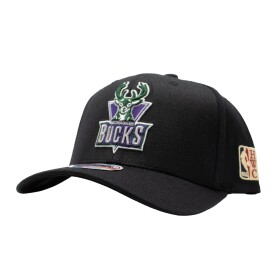 Mitchell & Ness Pánská kšiltovka Milwaukee Bucks NBA Team Logo Classic Red Stretch-Snap