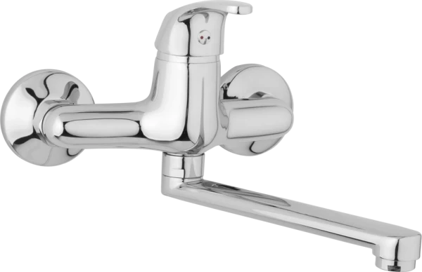 JB Sanitary Nástěnná dřezová a umyvadlová baterie SLIM, rozteč 150 mm, ramínko 300 mm A10 35 10