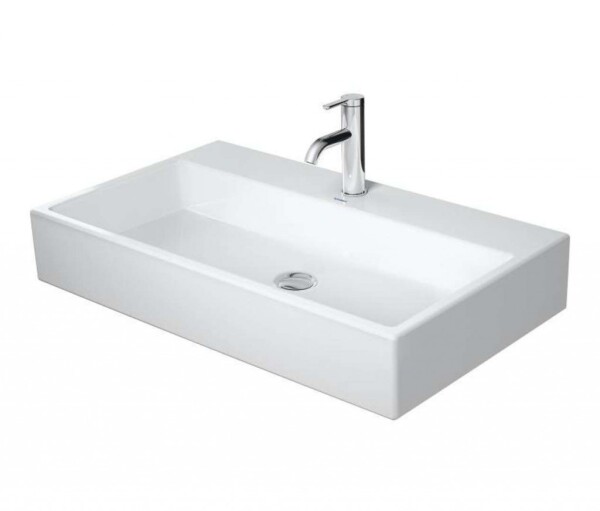 DURAVIT - Vero Air Umyvadlo 80x47 cm, bez přepadu, otvor pro baterii, bílá 2350800041