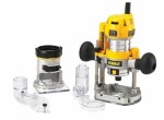 DeWalt D26204K / kombinovaná frézka / 900 W / 16.000-27.000 ot-min / kleština 6-8 mm / zdvih 55 mm (D26204K)