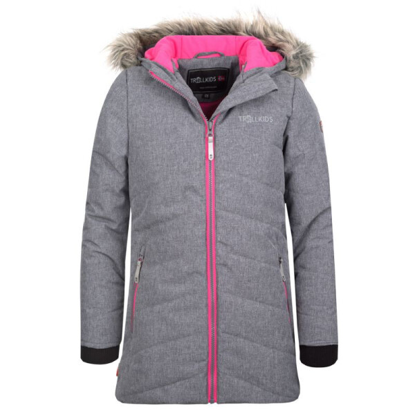 Trollkids Dívčí zateplená bunda Lifjell Jacket Jr 133-609 110