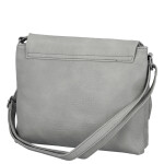 Stylová dámská koženková crossbody kabelka Mirabella, šedá