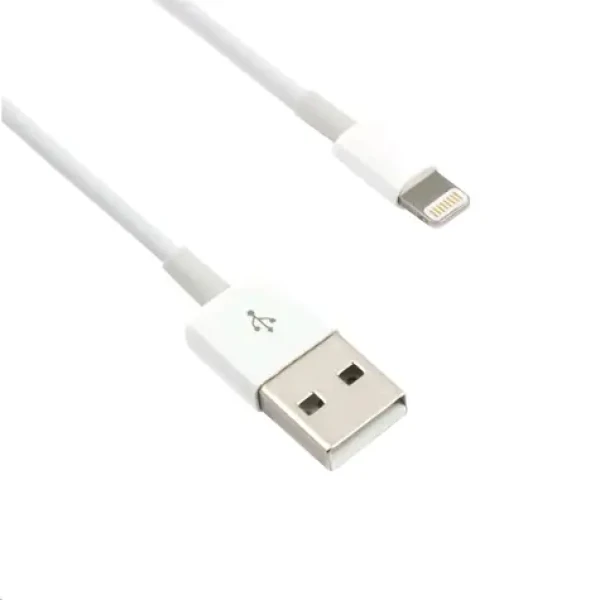 C-TECH USB - Lightning kabel 2m bílá / USB 2.0 A (M) - Lightning (M) (8594125009724)