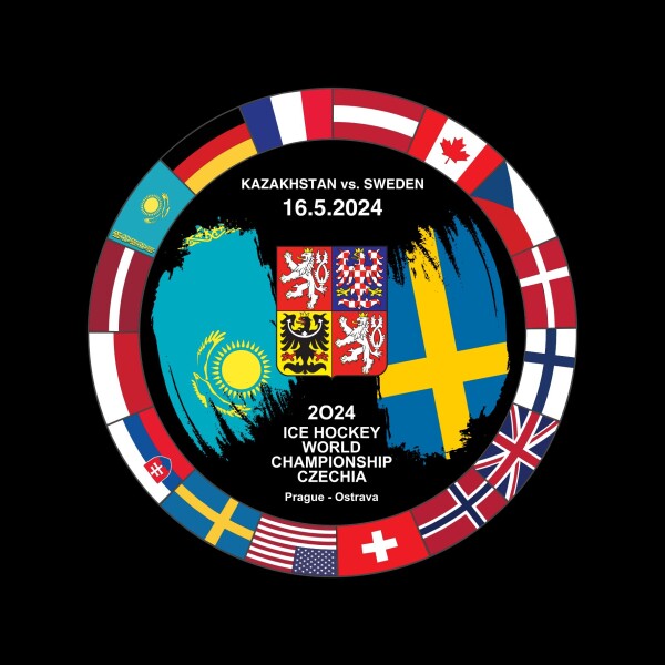 Puk Ice Hockey World Championship Czechia MS 2024 Dueling 16.5.2024 Kazakhstan vs. Sweden